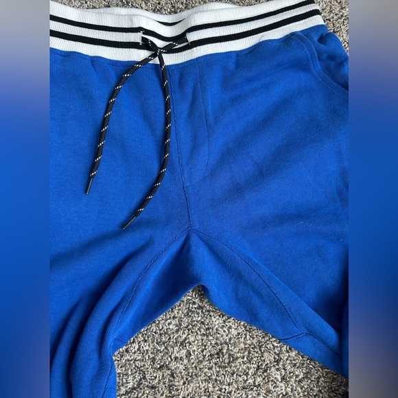 Edgar +  Ash men’s blue jogger with white/black cuffs size small - Picture 6 of 8